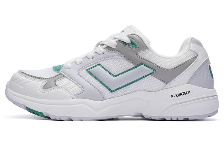 Pony MJ 72 Cushioning Slip Resistant Low top Running Shoes Unisex White Gray