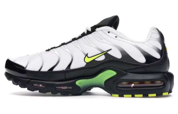 Nike Nike Air Max Plus Sports Cushioning Waterproof Cushioning Waterproof Low top Running Shoes Unisex White Black