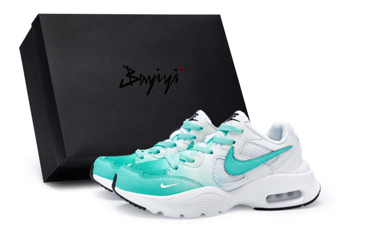 Nike Nike Air Max Fusion Slip Resistant Low top Running Shoes Men's White Tiffany