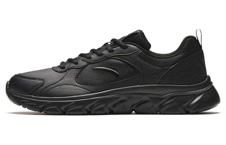 Anta Slip Resistant, Abrasion Resistant, Breathable Low top Running Shoes Men's Black