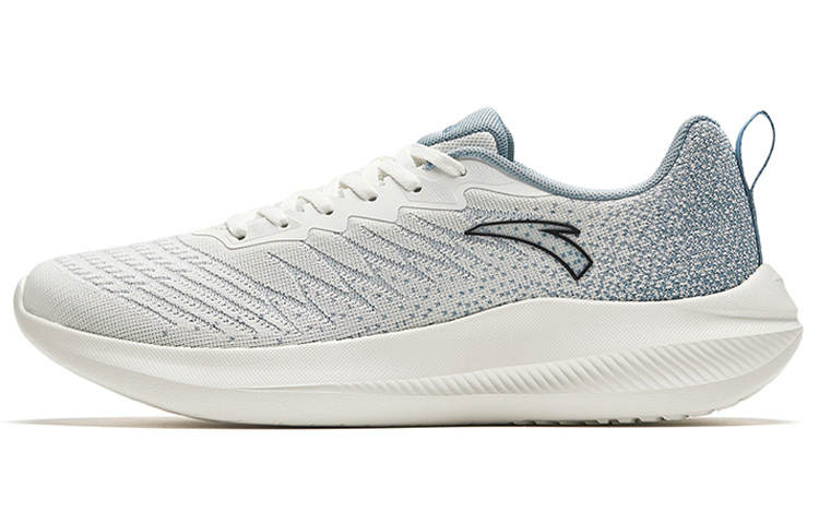 Anta Platform Slip Resistant, Abrasion Resistant, Lightweight Low top Running Shoes Men's White Blue
