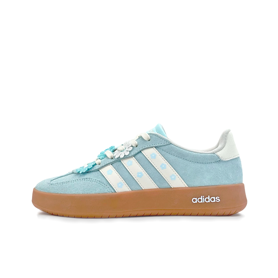 Adidas Adidas BARREDA Slip Resistant Slip Resistant Low top Skateboard Shoes Unisex Blue White