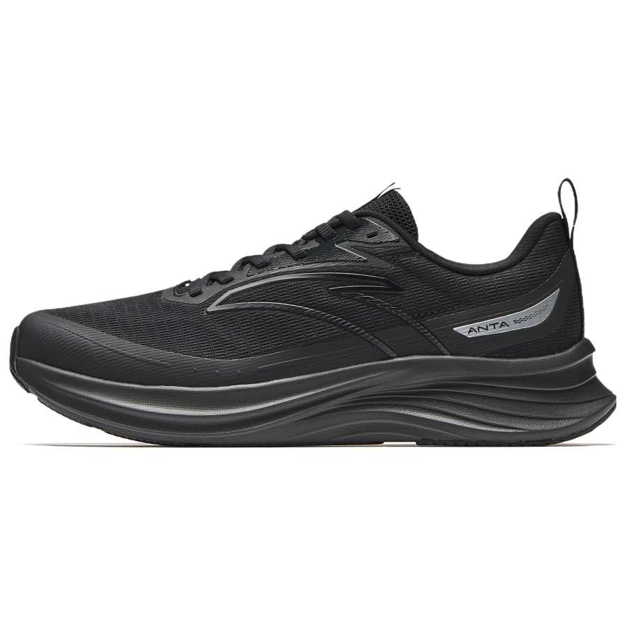 ANTA SUPERSTORE CHAOJIANTA Cushioning Rebound Cushioning Rebound Low top Training Running Shoes Men's Basic Black