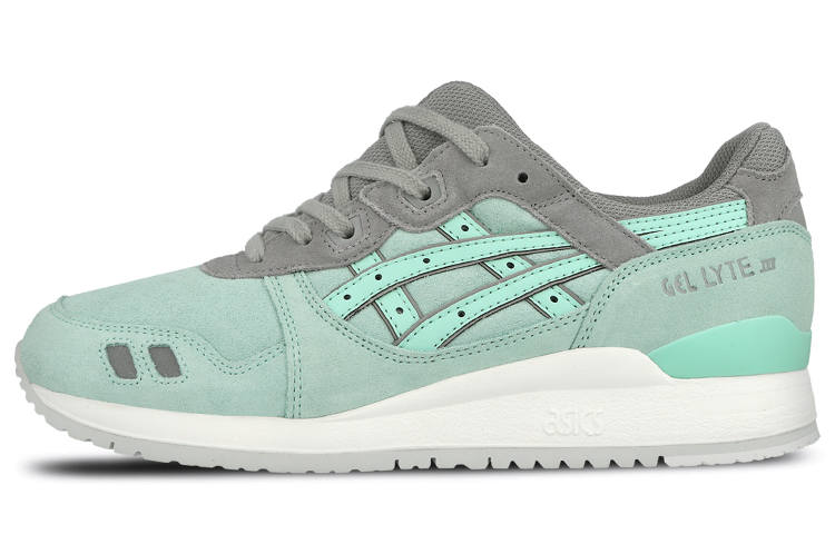 Asics Gel Lyte 3 Retro Sports Wear resistant And Lightweight Low top Running Shoes Unisex Mint Green