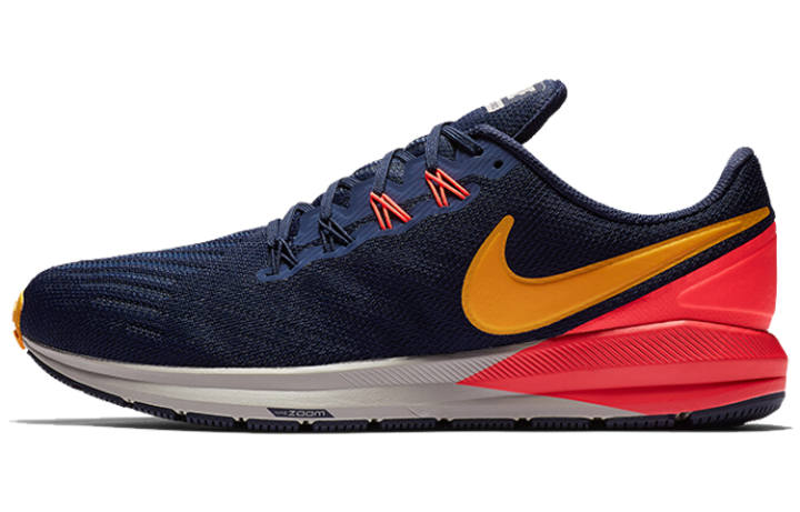 Nike Nike Air Zoom Structure 22 'Blackened Blue Orange Peel'