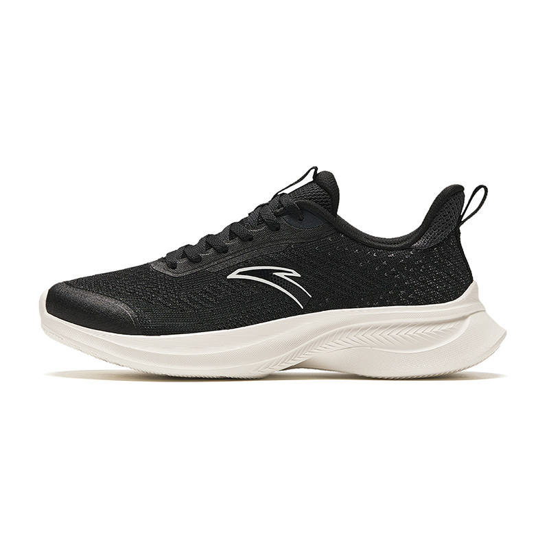 Anta Cushioning, Wear Resistant Low top Running Shoes Women's Black Gray