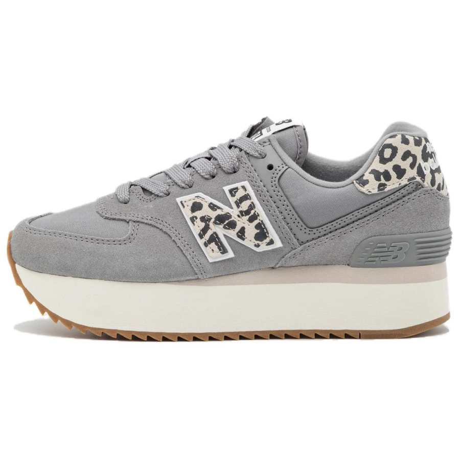 New Balance 574 Wmns New Balance+ 'Shadow Grey Leopard' Women's