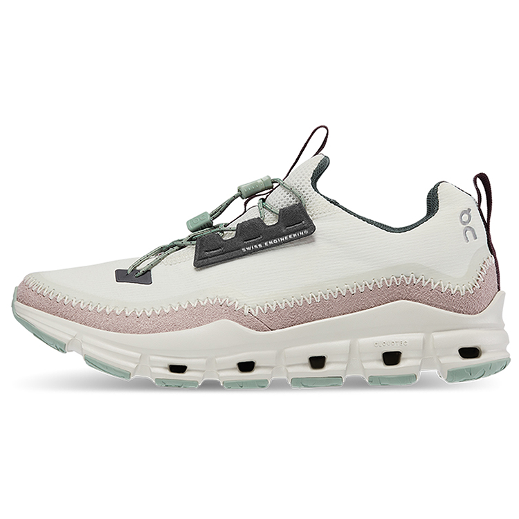 On On Running Cloudaway White Ice Moss Women's