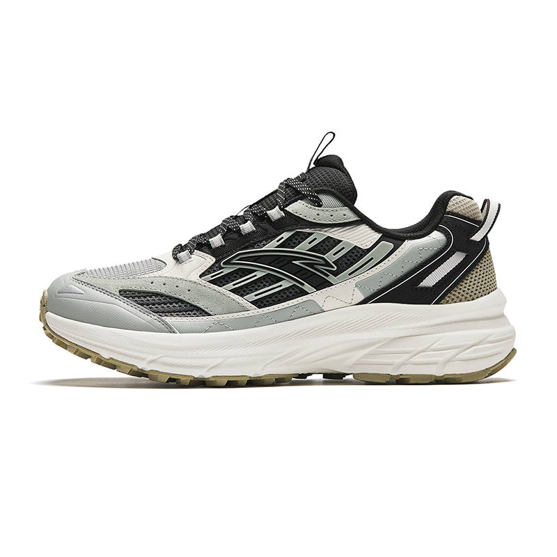Anta AT957 Versatile Fabric Cushioning Slip Resistant Abrasion Resistant Low top EVA Casual Running Shoes Men's