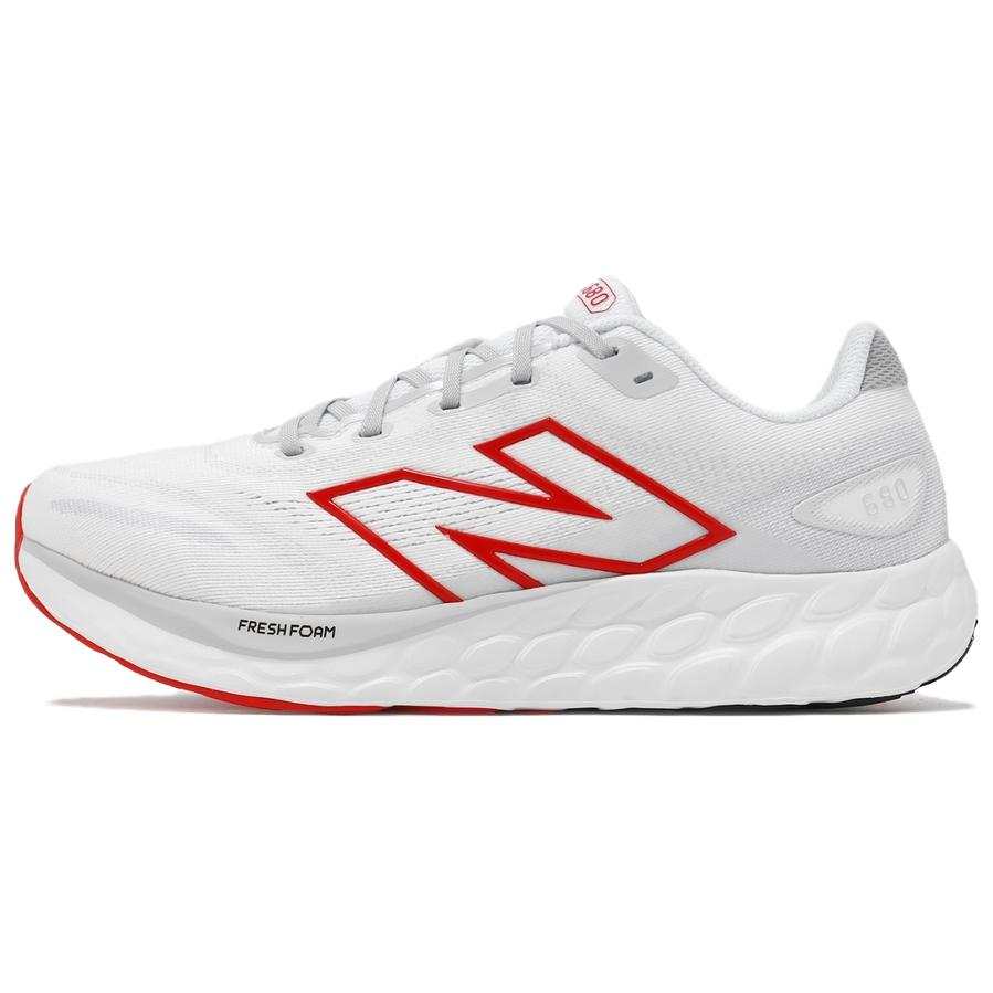 New Balance New Balance Fresh Foam 680v8 Comfortable Mesh Breathable Running Shoes Men's White