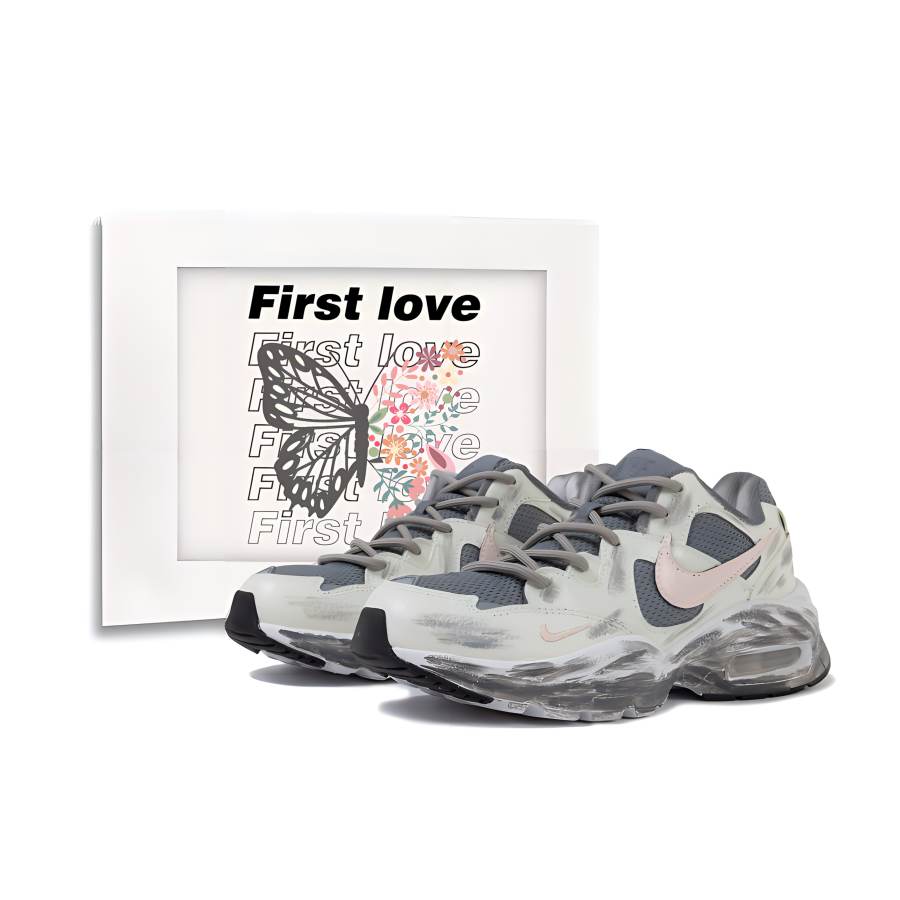 Nike Nike Air Max Fusion Low top Running Shoes Unisex Gray Pink