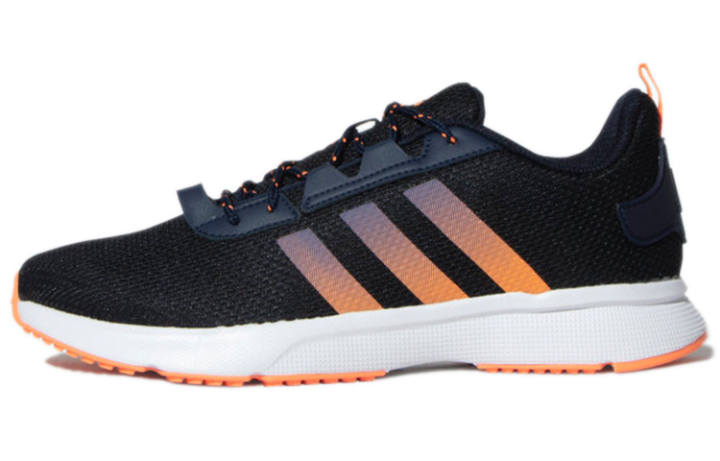 Adidas Adidas Adigram Comfortable Breathable Low top Running Shoes Men's Black Orange
