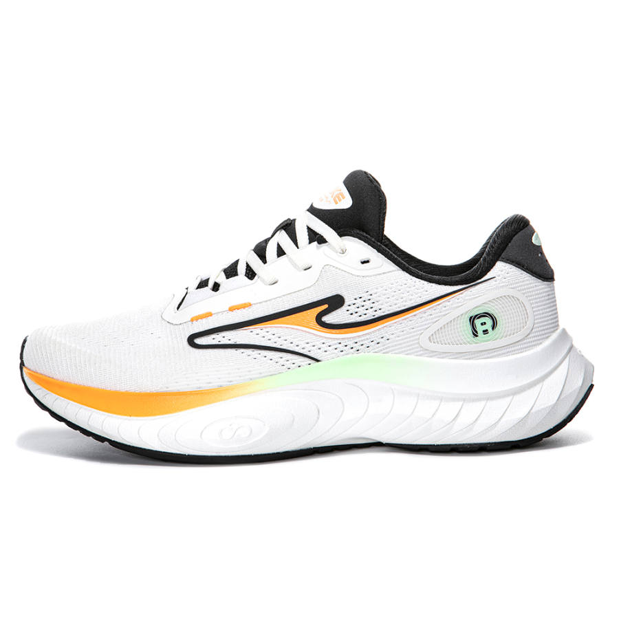 Erke Stable Cushioning, Wear Resistant Low top Running Shoes Men's White Black