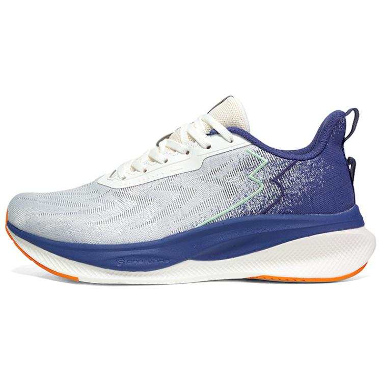 361° Slip Resistant Abrasion Resistant Slip Resistant Abrasion Resistant Low top Casual Running Shoes Men's White Blue