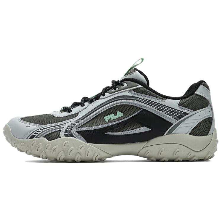 FILA Pebble Cushioning Low top Long Distance Running Sprint Running Shoes Men's Gray