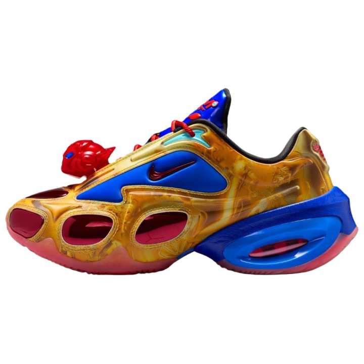 Nike Windowsen x Nike Air Max Muse Running Shoes Women's Gold Blue Red