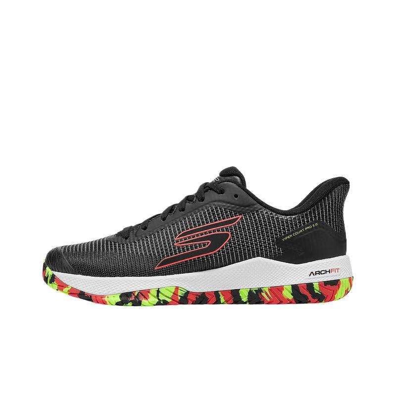 Skechers GO PICKLEBALL MENS Low top Running Shoes Men's Black Multicolor