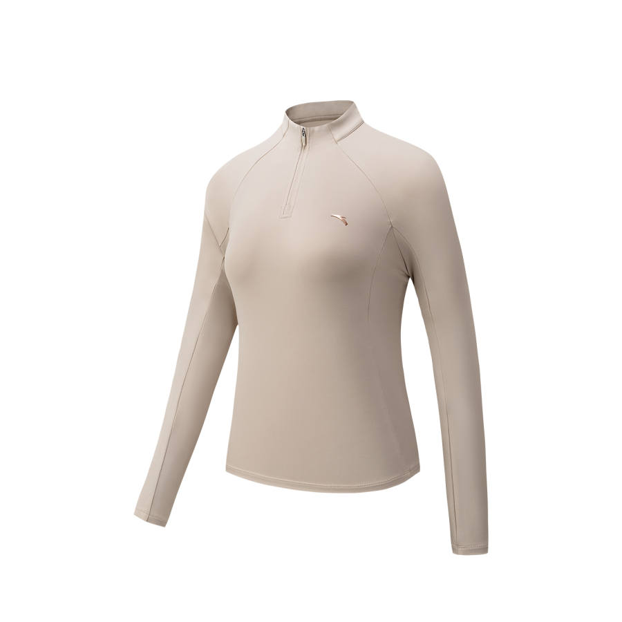 Anta Raglan Sleeve T Shirt Women's Light Khaki
