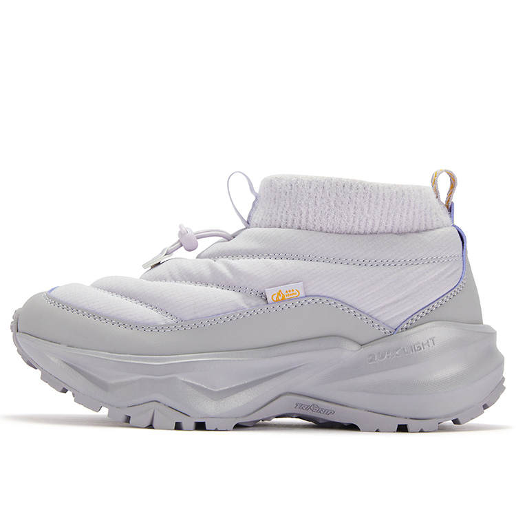361° Yushan 3 Cushioning Abrasion Resistant Thermal High top Running Shoes Women's Magic Carpet Gray Purple