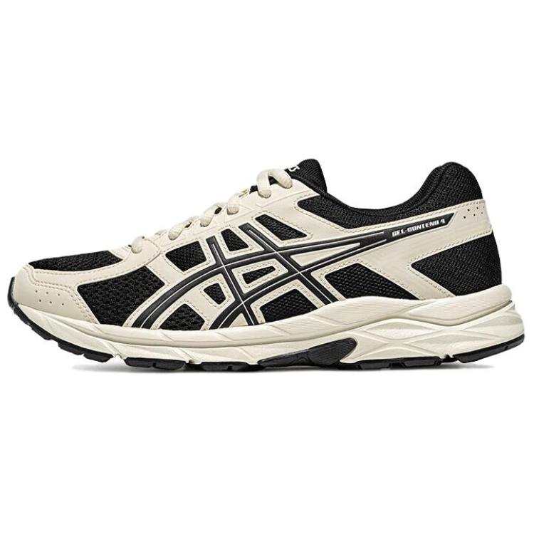 ASICS Gel Contend 4 Comfortable Low top Casual Physical Fitness Test & Exam Running Shoes Women's Black White
