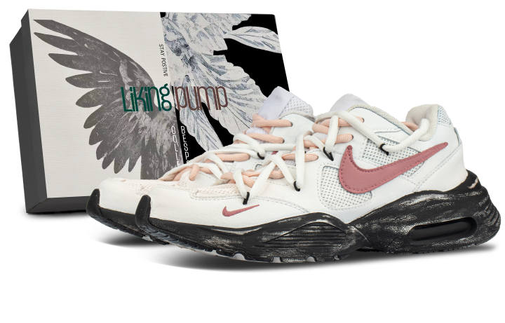 Nike Nike Fashion Trend Mesh Cushioning Breathable Lightweight Cushioning Breathable Lightweight Low top Air Cushion Casual