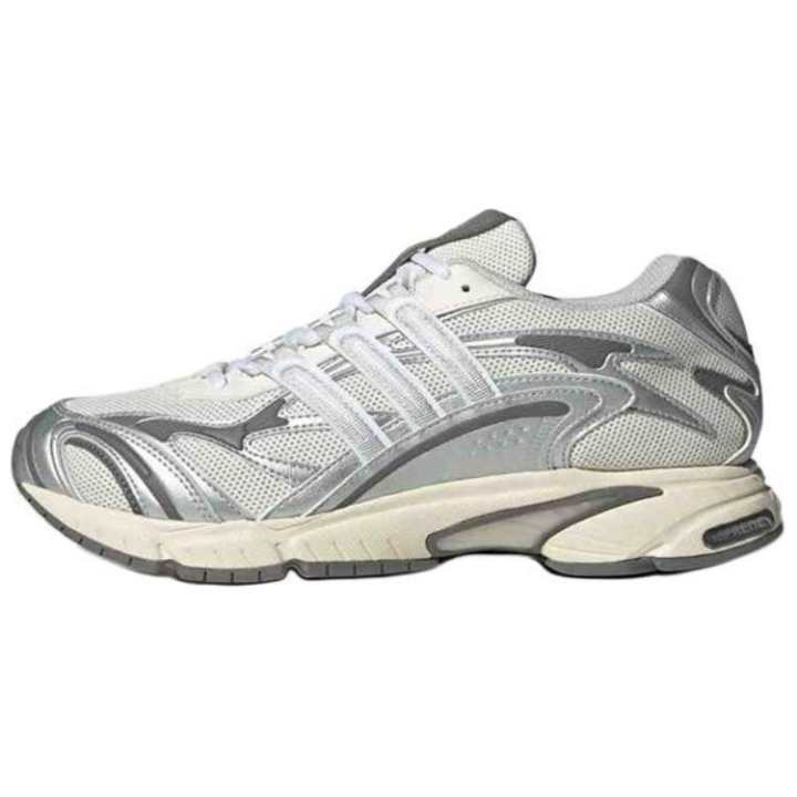Adidas Adidas Temper Run 2.0 Slip Resistant Abrasion Resistant Low top Chunky Sneakers Unisex White Silver