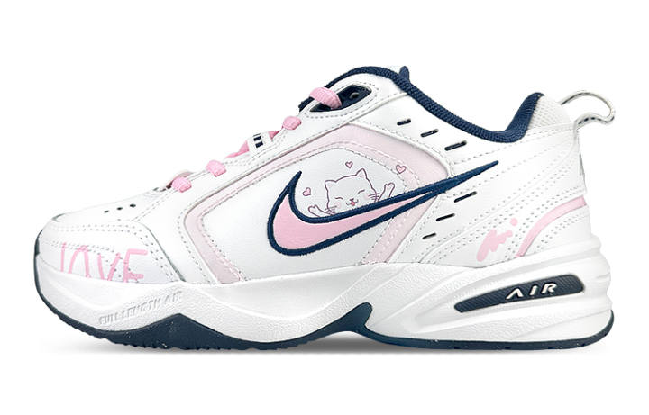 Nike Nike Air Monarch 4 Synthetic Leather, Leather Cushioning Slip Resistant Abrasion Resistant Height Increasing