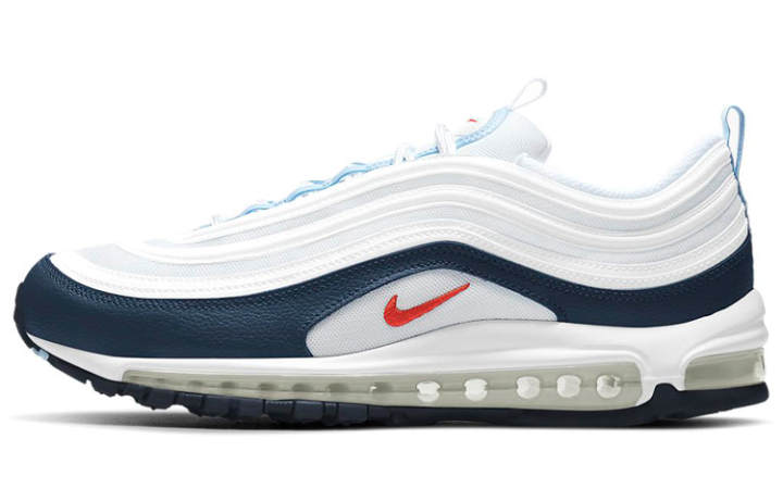 Nike Nike Air Max 97 White Chile Red Midnight Navy