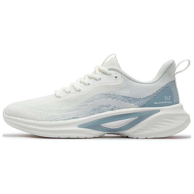 361° Cushioning Slip Resistant Abrasion Resistant Low top Casual Running Shoes Men's White Blue