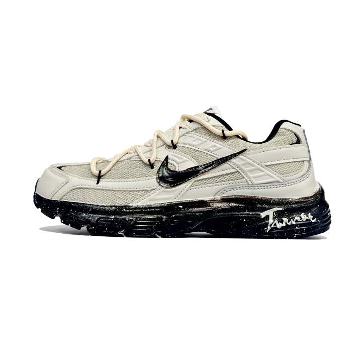 Nike Nike Initiator Mesh Abrasion Resistant Abrasion Resistant Low top Running Shoes Unisex Beige Gray
