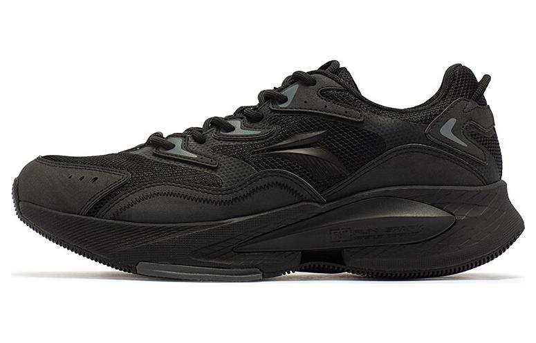 361° Style Slip Resistant Lightweight Non slip Lightweight Low top Running Shoes Men's Black