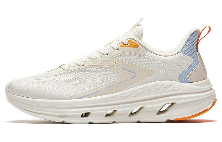 Anta Energy Ring Abrasion Resistant Low top Sprint Running Shoes Women's White Orange