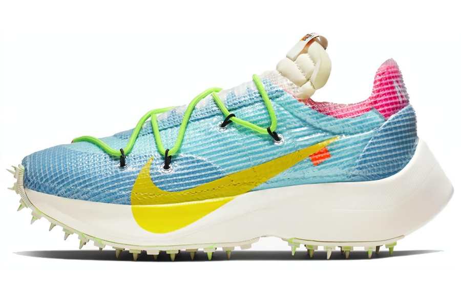 Nike Nike x OFF WHITE Vapor Street Fabric Low top Casual Running Shoes Women's Yellow Blue