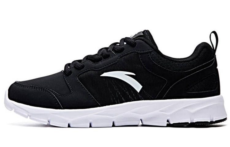 Anta Running Collection Comfortable Slip Resistant Abrasion Resistant Cushioning Low top Running Shoes Women's Black