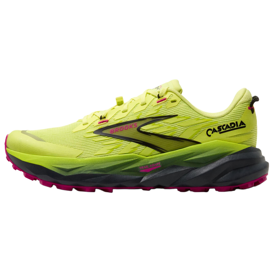 Brooks Cascadia 19 Running Shoes Women's Yellow Red