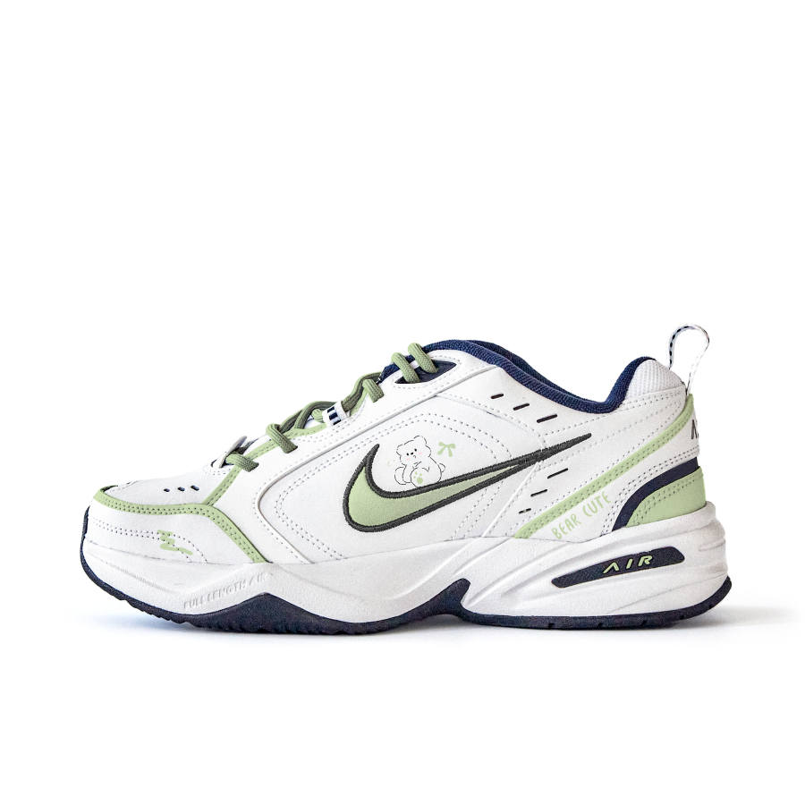 Nike Nike Air Monarch 4 Slip Resistant Abrasion Resistant Low top Chunky Sneakers Unisex White