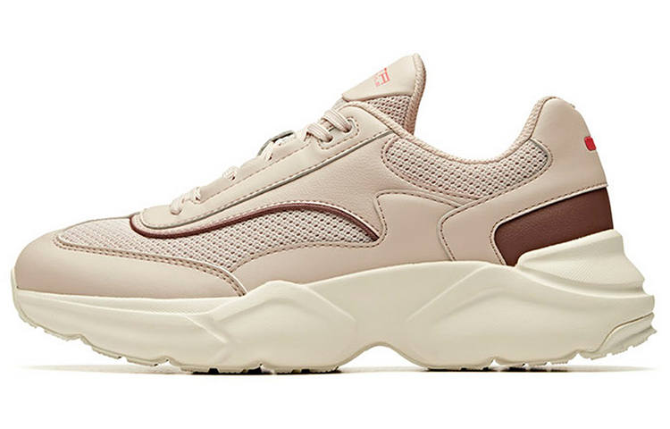 Anta Life Collection Fashion Versatile Cushioning Slip Resistant Abrasion Resistant Breathable Low top Chunky Sneakers