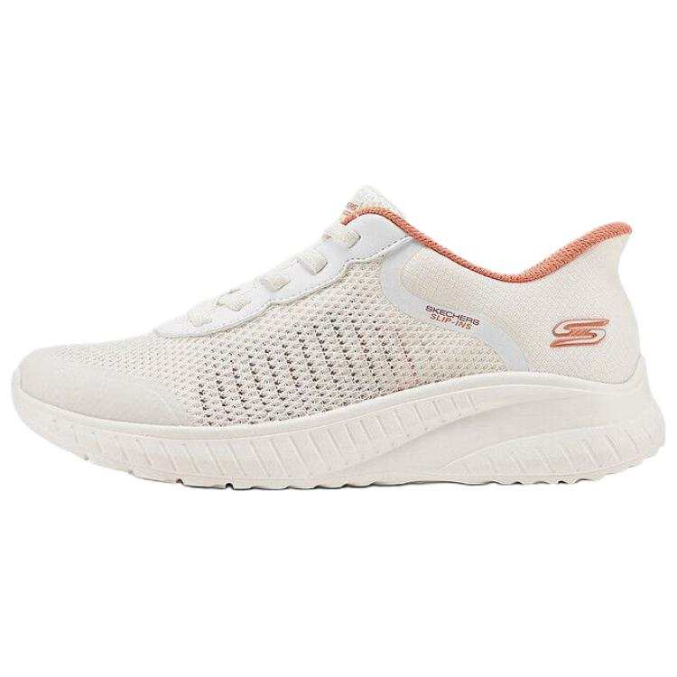 Skechers BOBS SQUAD CHAOS Low top Casual Running Shoes Women's Ecru
