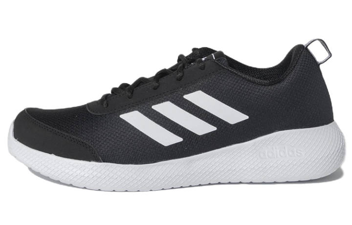 Adidas Adidas Comfortable Fabric Slip Resistant Abrasion Resistant Low top Running Shoes Men's Blue