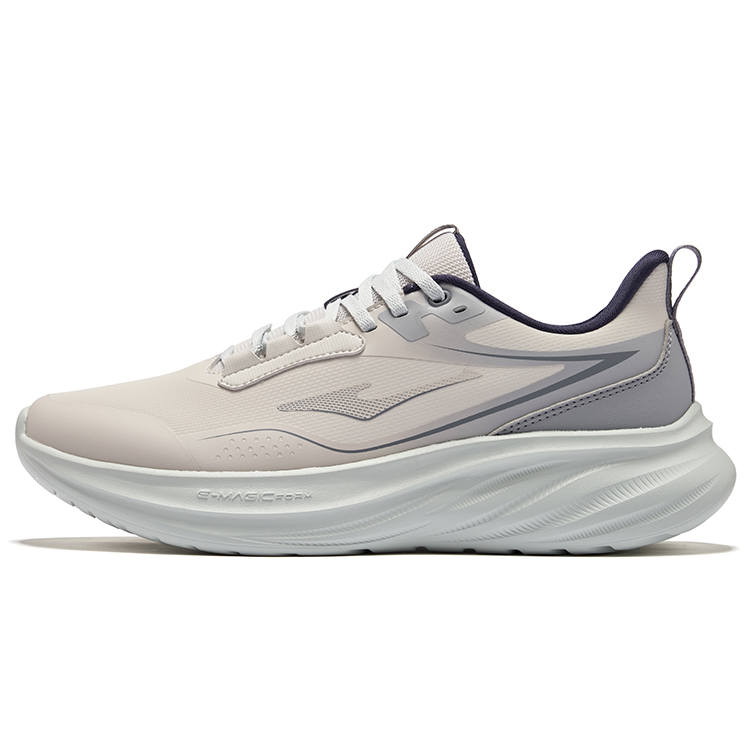 Erke Cushioning Rebound Low top Casual City Commuting Running Shoes Men's Wild Gray Snow Gray