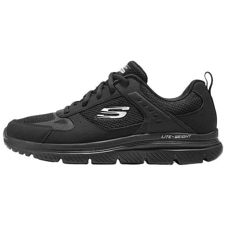Skechers BURNS 2.0 Comfortable Low top Casual City Commuting Running Shoes Men's Black