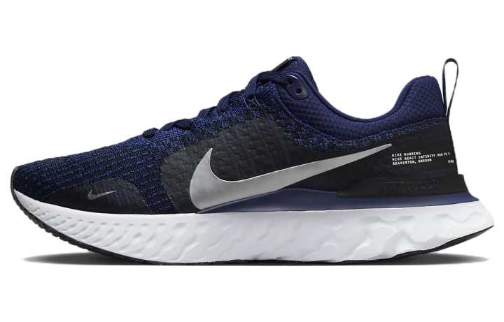 Nike Nike React Infinity Run Flyknit 3 'College Navy Metallic Silver'