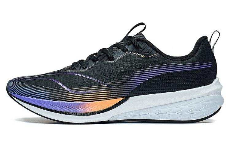 Li-Ning Li Ning Red Hare 6 Pro Textile, TPU Cushioning Rebound Low top Marathon Sprint Running Shoes Men's Black