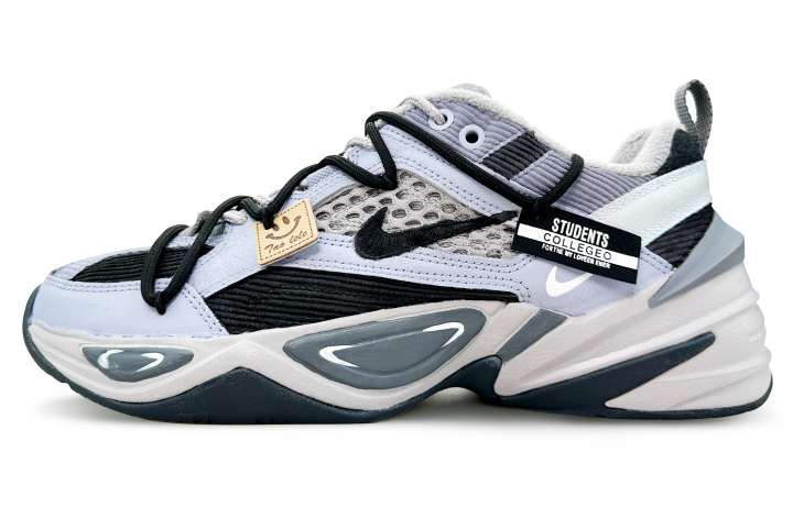 Nike Nike M2K Tekno SP Superhero Player Cushioning, Wear Resistant Low top Chunky Sneakers Unisex Gray Purple