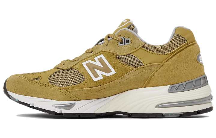 New Balance New Balance 991 MiUK Green Moss Cloud Cream Women's