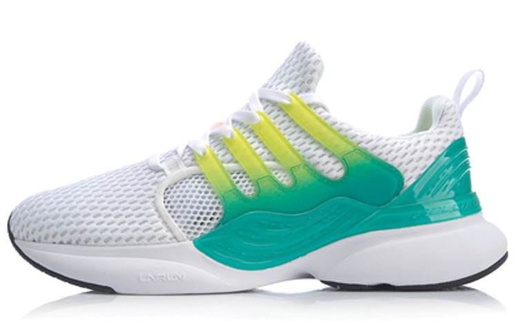 Li-Ning Li Ning Crazy Run X Cushioning Breathable Cushioning Breathable Low top Running Shoes Women's Standard White