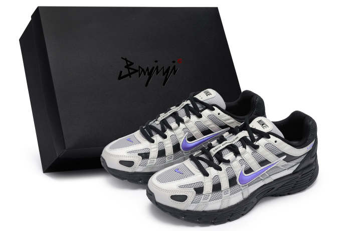 Nike Nike P 6000 Low top Running Shoes Unisex Black White
