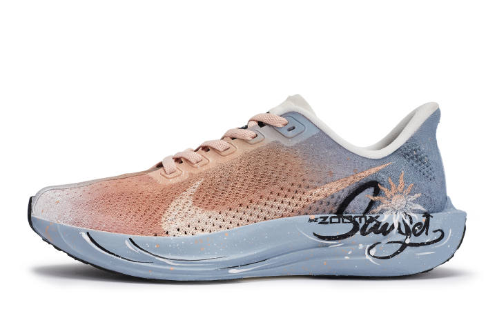 Nike Nike Pegasus 41 Abrasion Resistant Low top Running Shoes Men's Black Blue Orange Pink