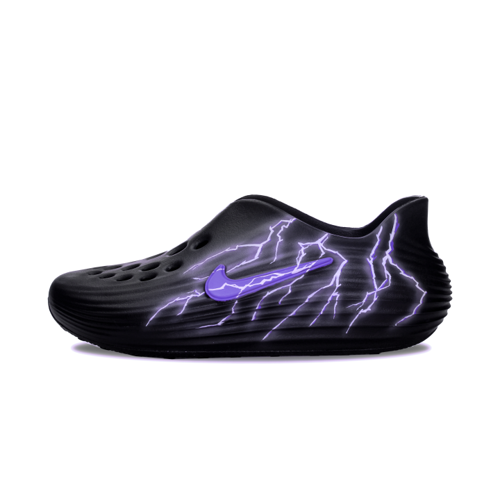 Nike Nike ReactX Rejuven8 Fashion Clogs Unisex Black Purple