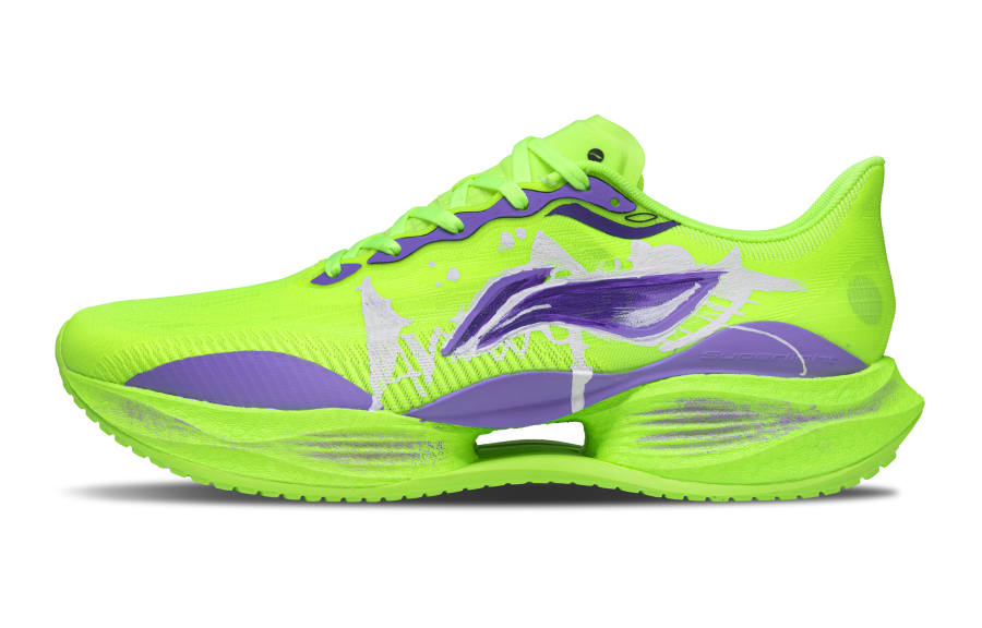 Li-Ning Li Ning Super Light 22 Slip Resistant, Abrasion Resistant, Breathable Low top Casual Running Shoes Men's Green